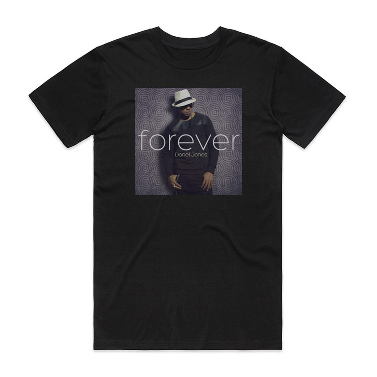 Donell Jones Forever Album Cover T-Shirt Black