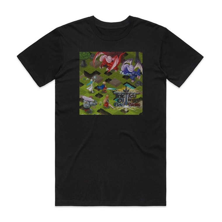 Dragon Guardian Tactics Of God Wars Album Cover T-Shirt Black