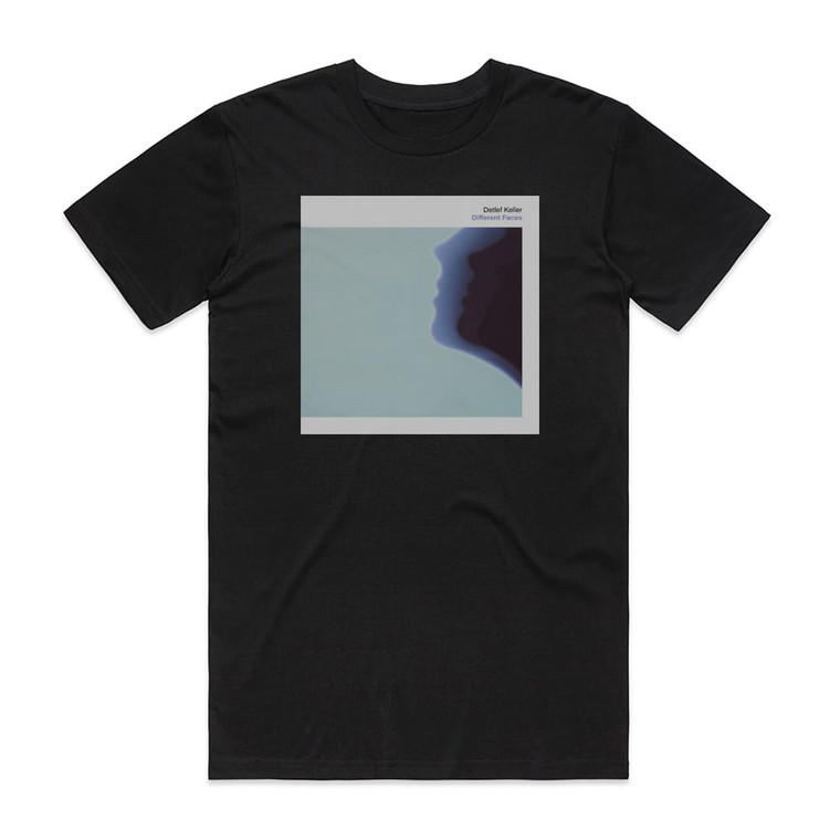 Detlef Keller Different Faces Album Cover T-Shirt Black