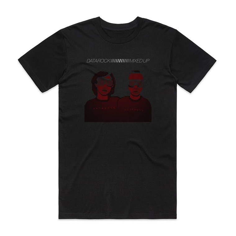 Datarock Mixed Up Album Cover T-Shirt Black