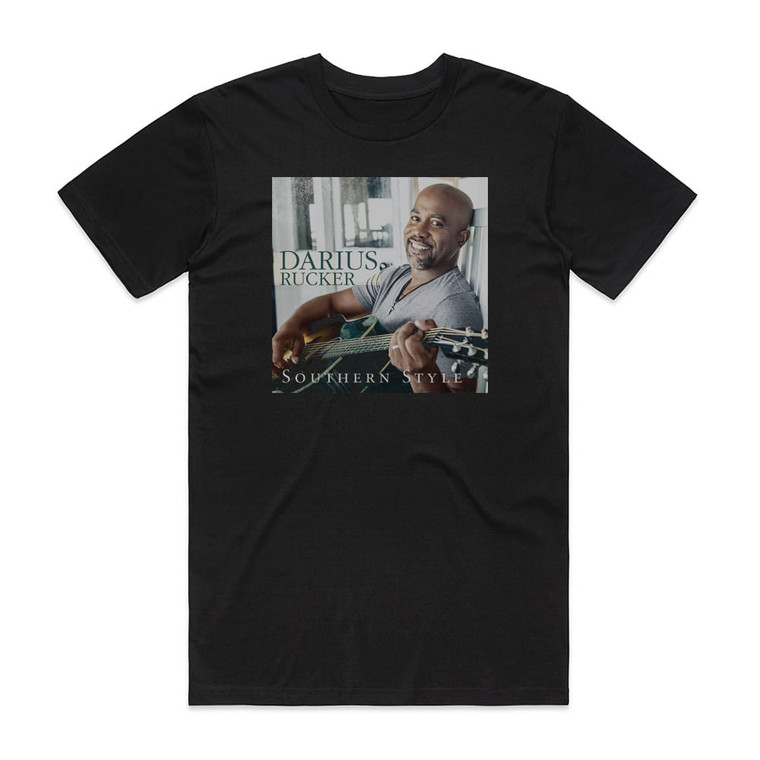 Darius Rucker Southern Style Album Cover T-Shirt Black