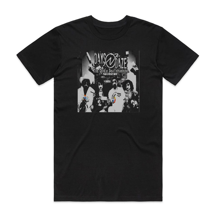 Days N Daze The Oogle Deathmachine Album Cover T-Shirt Black