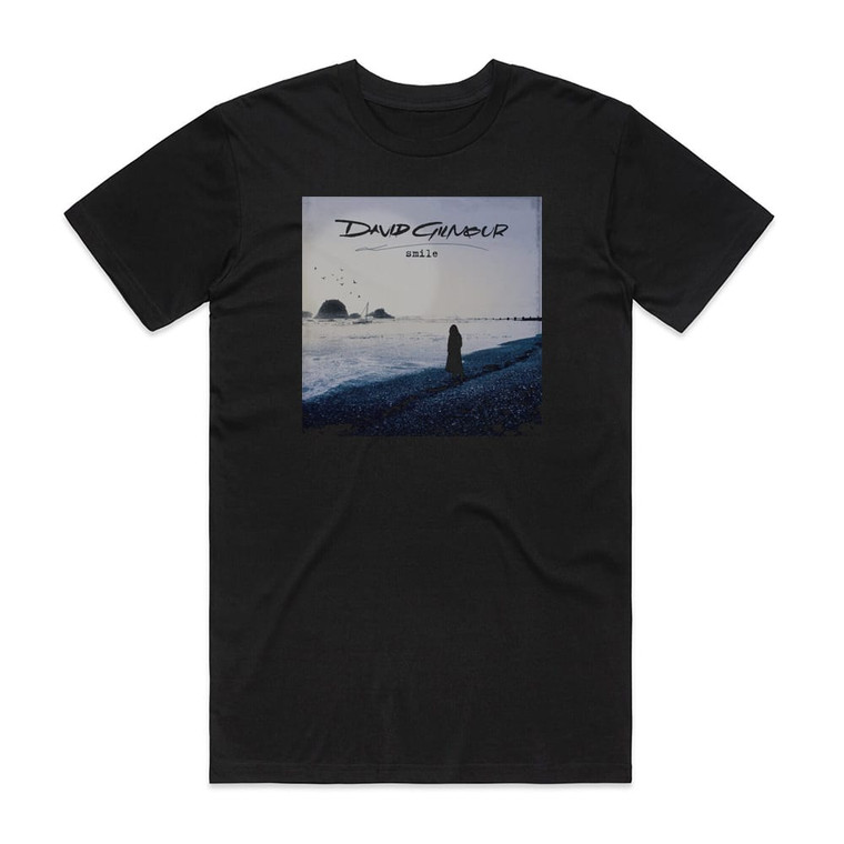 David Gilmour Smile Album Cover T-Shirt Black