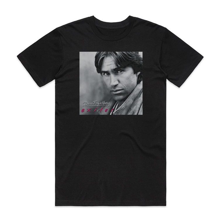 Dan Fogelberg Exiles Album Cover T-Shirt Black