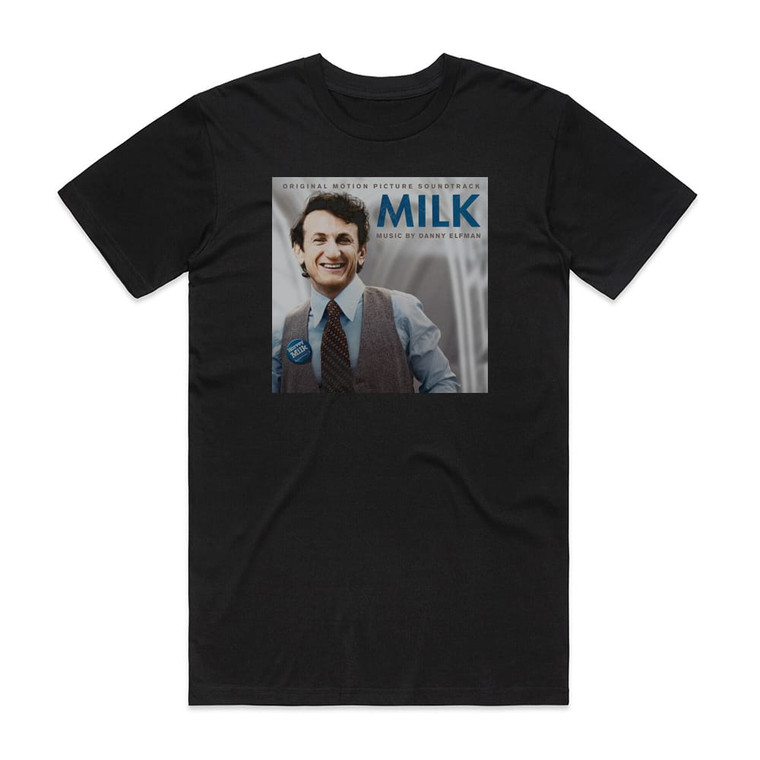 Danny Elfman Milk Album Cover T-Shirt Black
