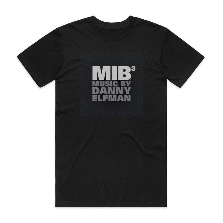 Danny Elfman Men In Black 3 Album Cover T-Shirt Black