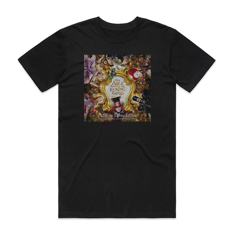 Danny Elfman Alice Through The Looking Glass Album Cover T-Shirt Black