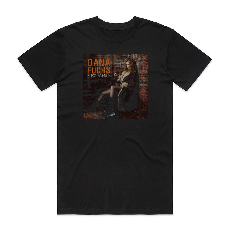Dana Fuchs Bliss Avenue Album Cover T-Shirt Black