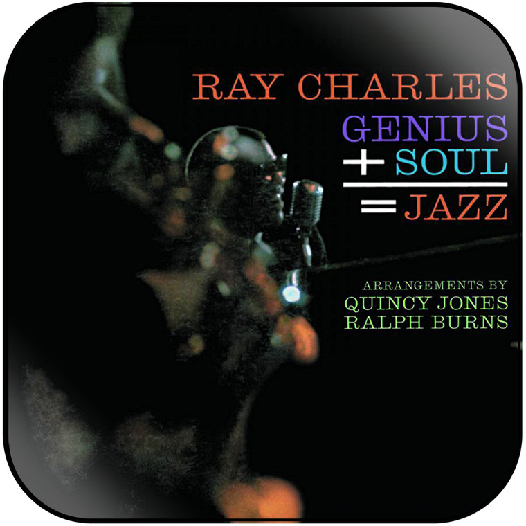 Ray Charles Genius Soul Jazz Album Cover Sticker Album Cover Sticker