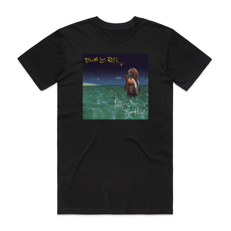David Lee Roth Crazy From The Heat Album Cover T-Shirt Black