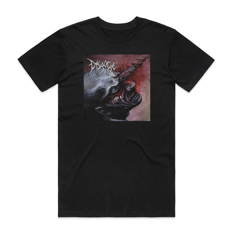 Disgorge Cranial Impalement Album Cover T-Shirt Black