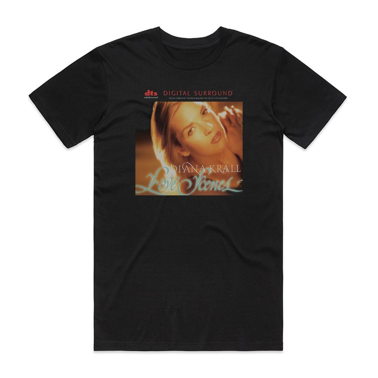 Diana Krall Love Scenes Album Cover T-Shirt Black