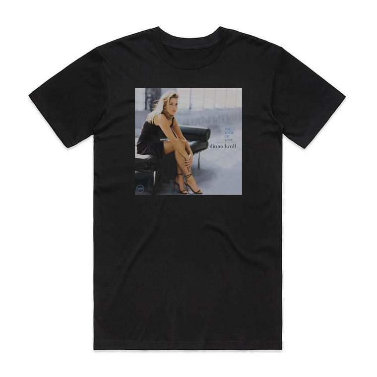 Diana Krall The Look Of Love Album Cover T-Shirt Black