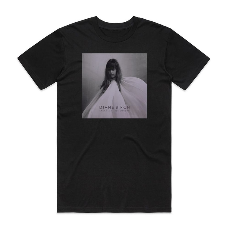 Diane Birch Speak A Little Louder Album Cover T-Shirt Black