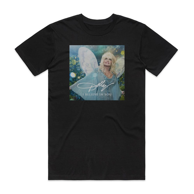 Dolly Parton I Believe In You Album Cover T-Shirt Black