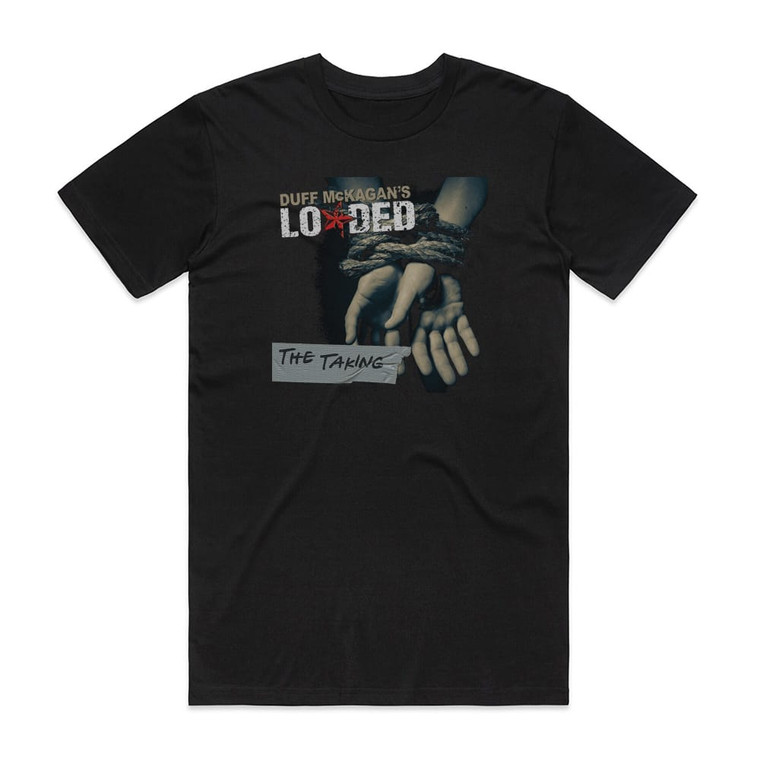 Duff McKagans Loaded The Taking 1 Album Cover T-Shirt Black