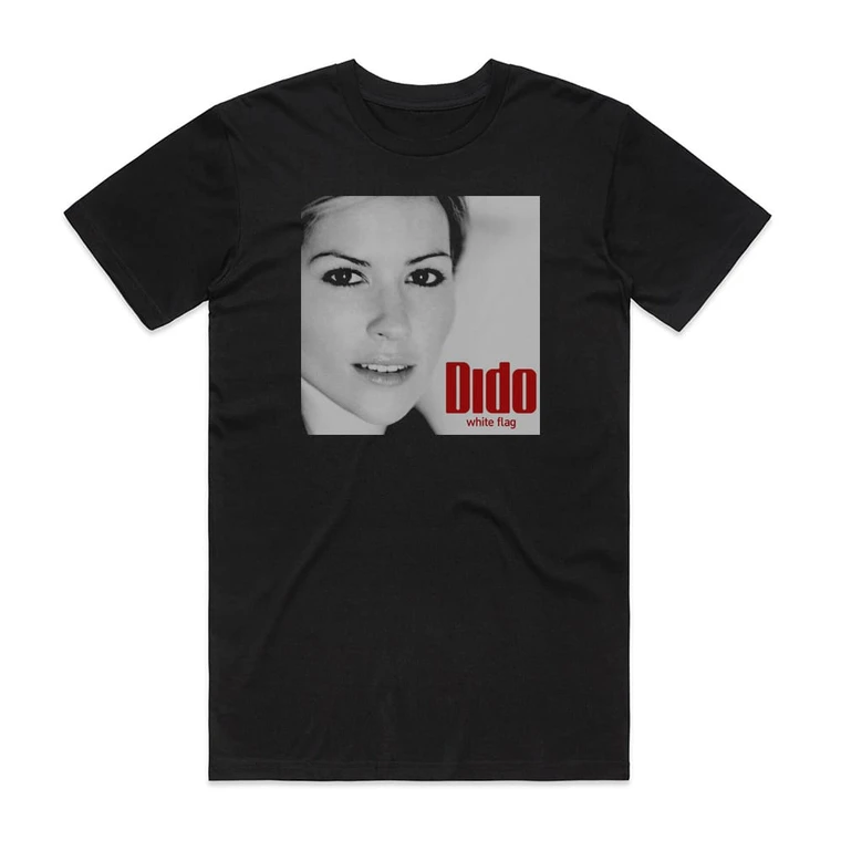 Dido White Flag Album Cover T-Shirt Black