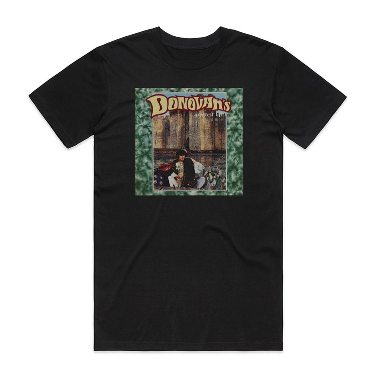 Donovan Donovans Greatest Hits And More Album Cover T-Shirt Black