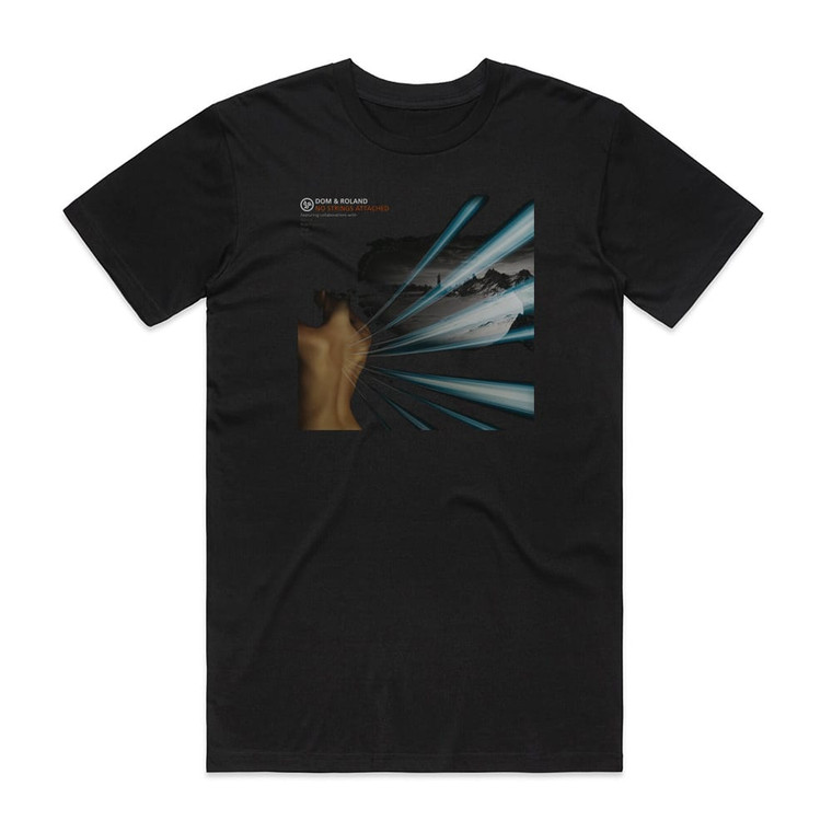 Dom and Roland No Strings Attached Album Cover T-Shirt Black
