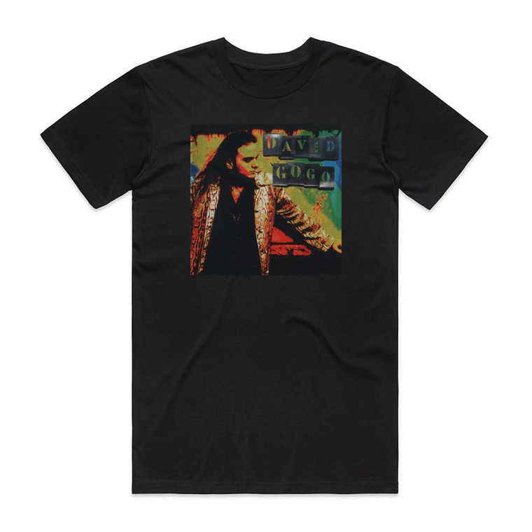David Gogo David Gogo Album Cover T-Shirt Black