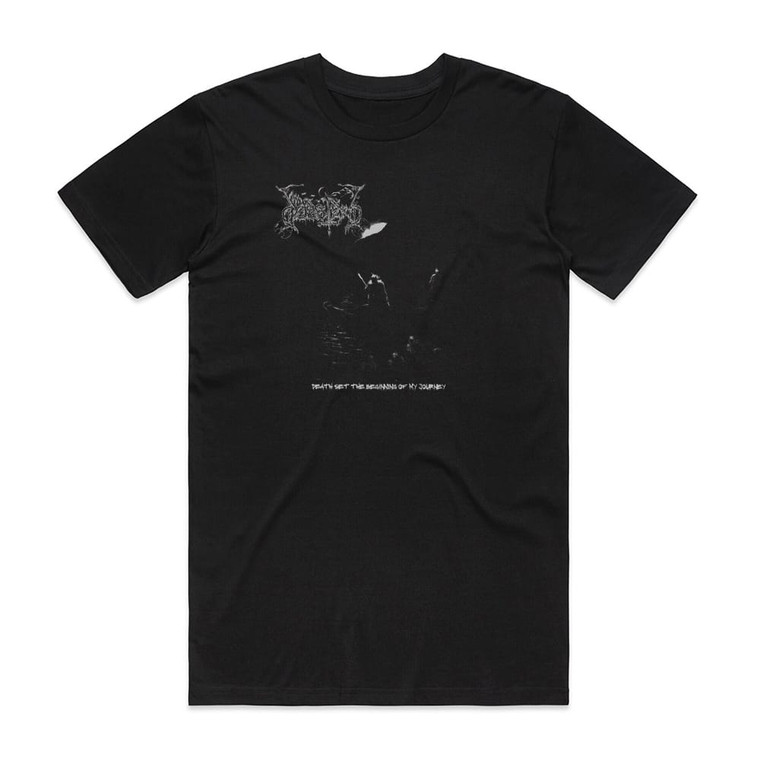 Dodsferd Death Set The Beginning Of My Journey Album Cover T-Shirt Black