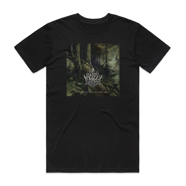 Dark Forest Land Of The Evening Star Album Cover T-Shirt Black