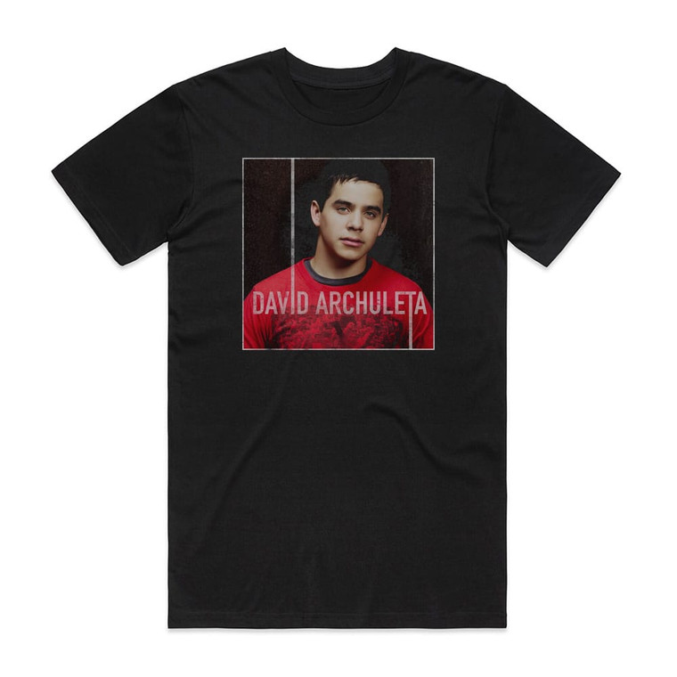 David Archuleta David Archuleta Album Cover T-Shirt Black
