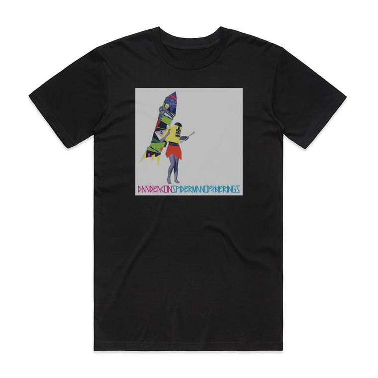 Dan Deacon Spiderman Of The Rings Album Cover T-Shirt Black