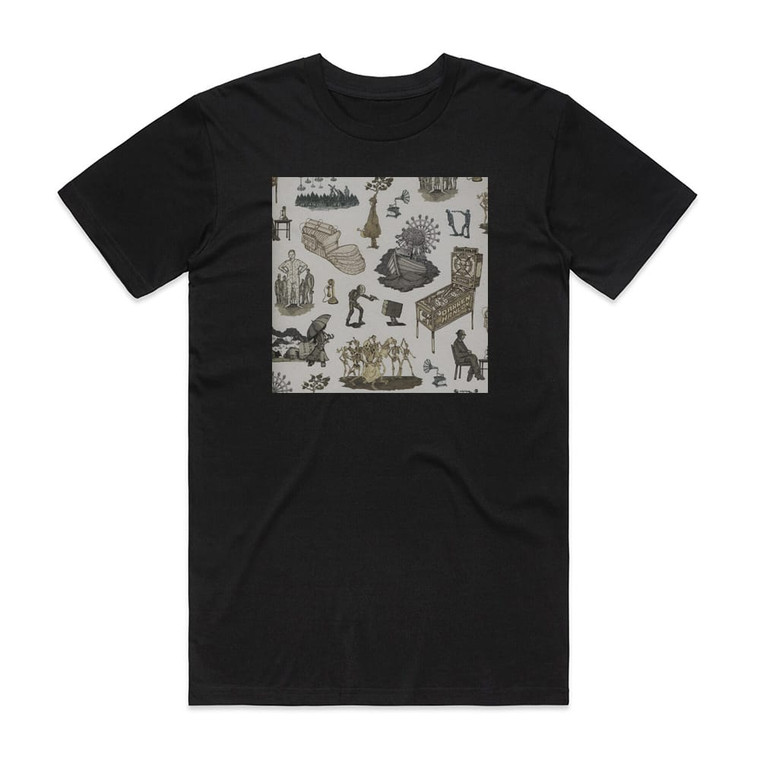 Darren Hanlon Pointing Ray Guns At Pagans Album Cover T-Shirt Black