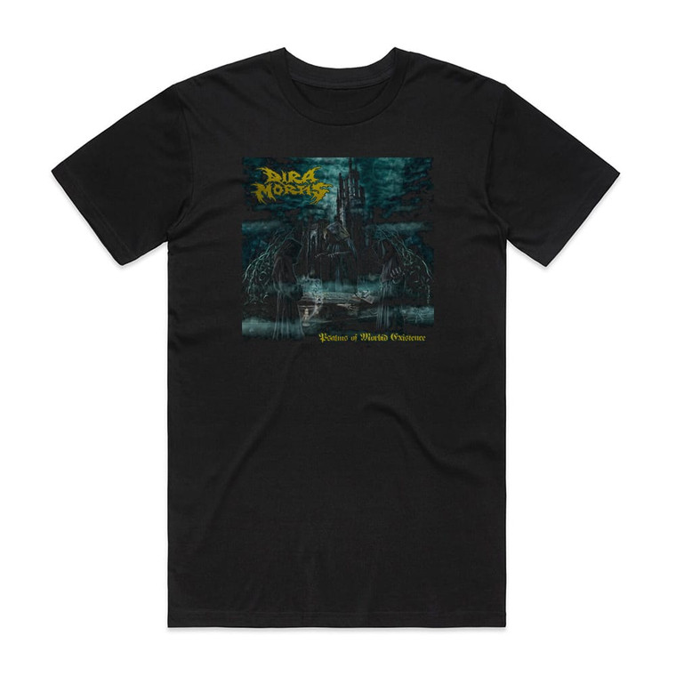 Dira Mortis Psalms Of Morbid Existence Album Cover T-Shirt Black