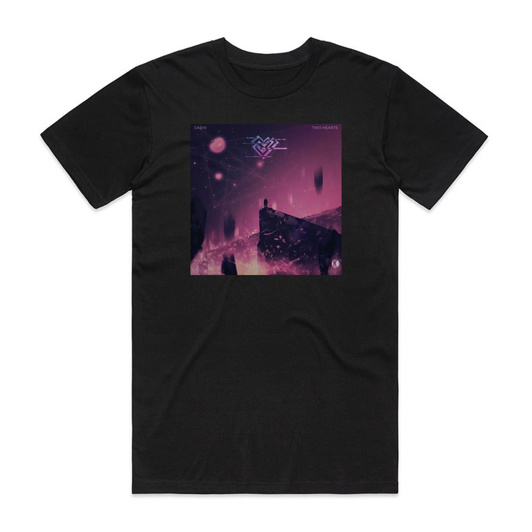 Dabin Two Hearts Album Cover T-Shirt Black