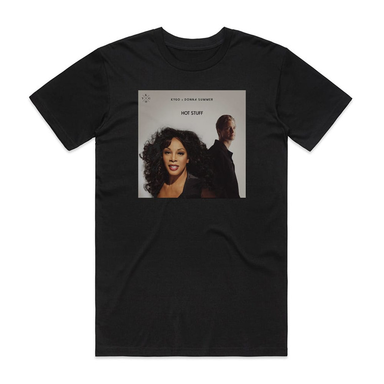 Donna Summer Hot Stuff Album Cover T-Shirt Black