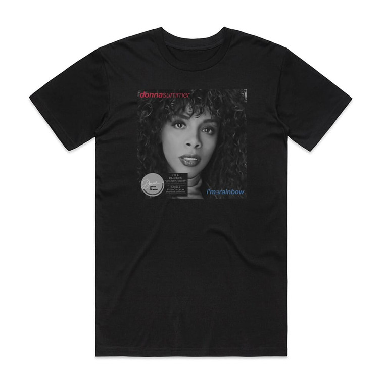 Donna Summer Im A Rainbow Album Cover T-Shirt Black