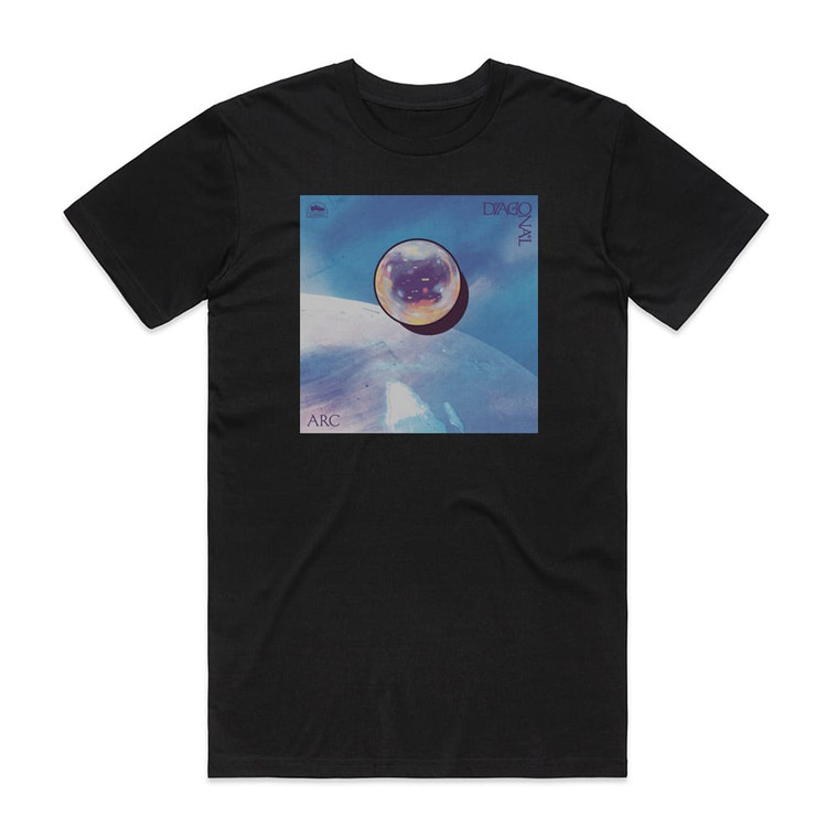 Diagonal Arc Album Cover T-Shirt Black