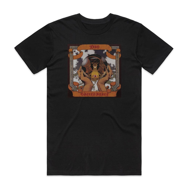 Dio Sacred Heart Album Cover T-Shirt Black