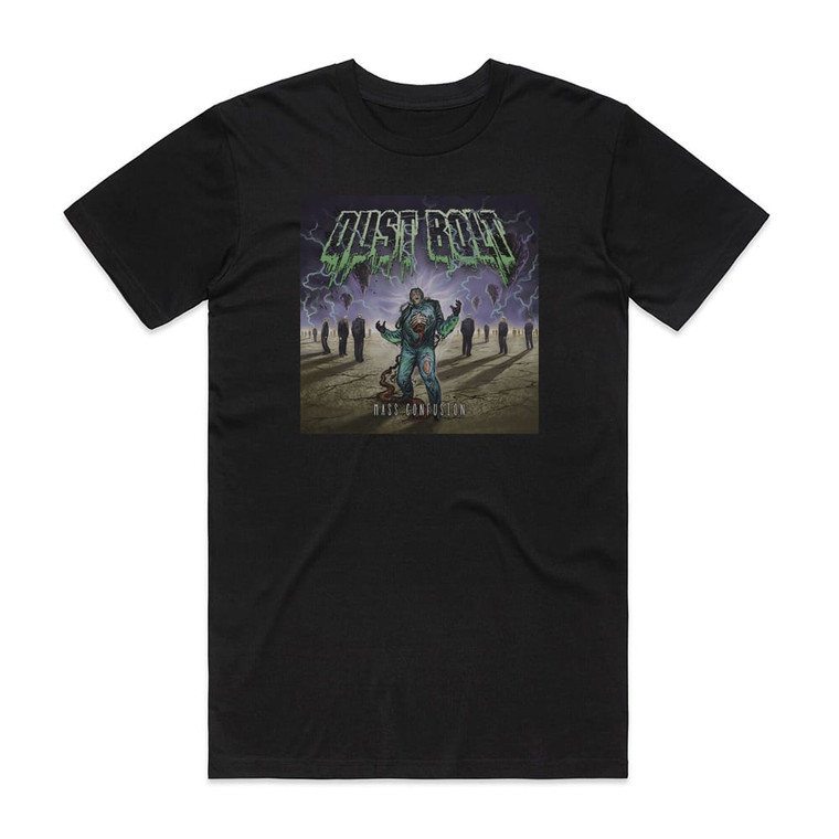 Dust Bolt Mass Confusion Album Cover T-Shirt Black