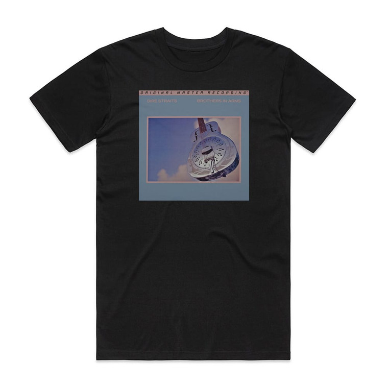 Dire Straits Brothers In Arms 4 Album Cover T-Shirt Black