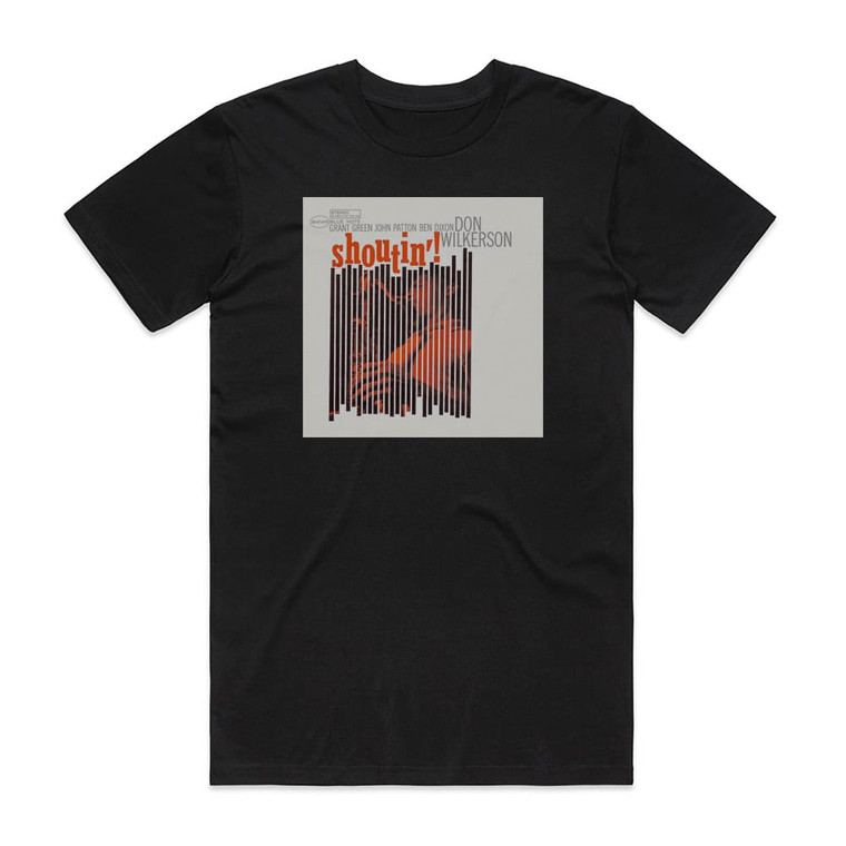 Don Wilkerson Shoutin Album Cover T-Shirt Black