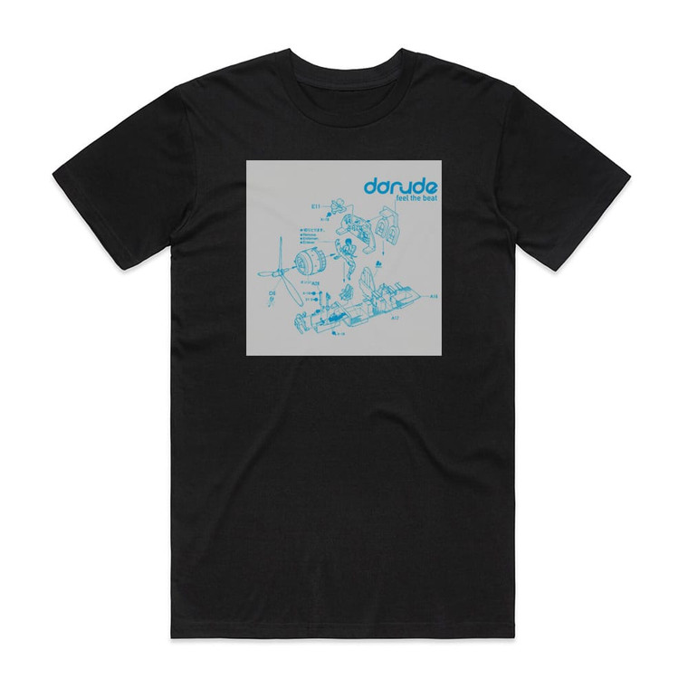 Darude Feel The Beat Album Cover T-Shirt Black