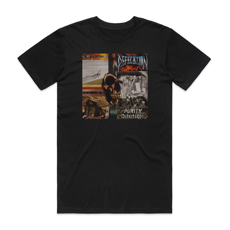 Defecation Purity Dilution Album Cover T-Shirt Black