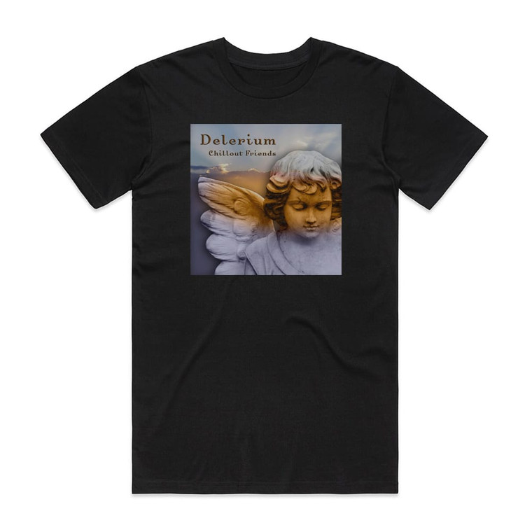 Delerium Chillout Friends Album Cover T-Shirt Black