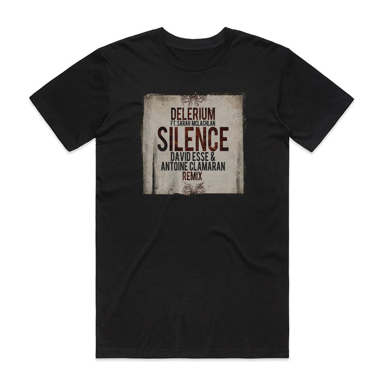 Delerium Silence 6 Album Cover T-Shirt Black