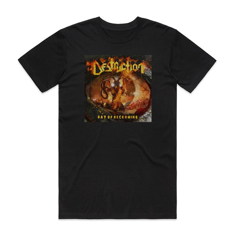Destruction Day Of Reckoning 1 Album Cover T-Shirt Black