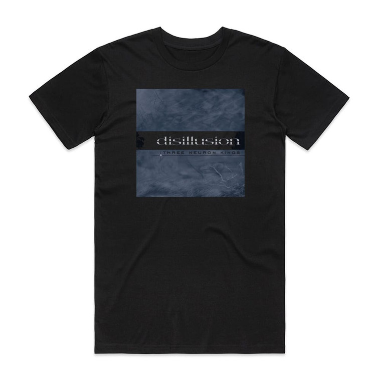 Disillusion Three Neuron Kings Album Cover T-Shirt Black