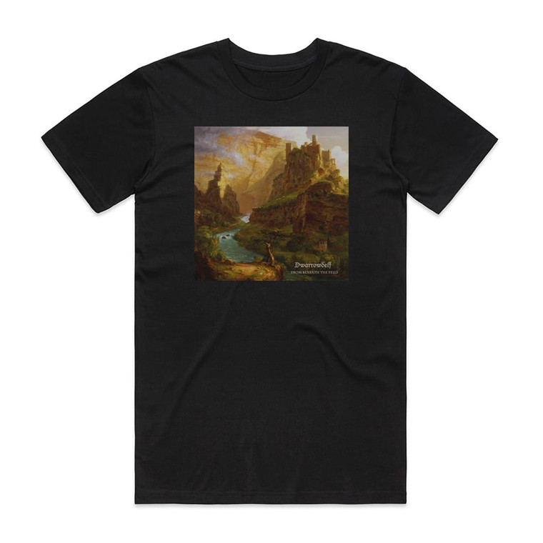 Dwarrowdelf From Beneath The Fells Album Cover T-Shirt Black