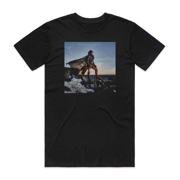 DarWin Origin Of Species Album Cover T-Shirt Black