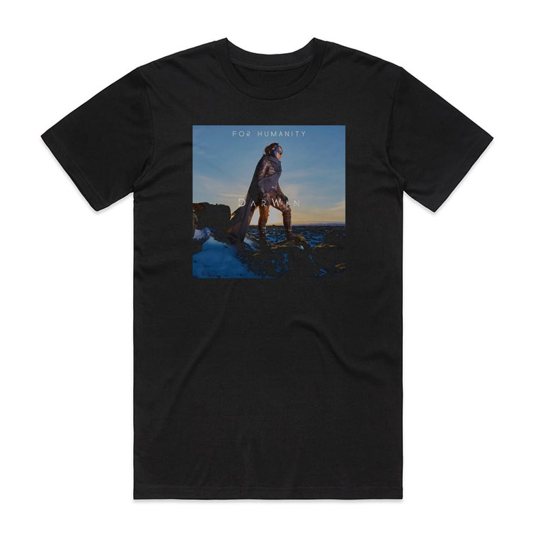 DarWin For Humanity Album Cover T-Shirt Black