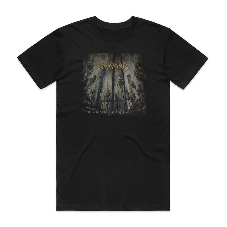 Disavowed Revocation Of The Fallen Album Cover T-Shirt Black