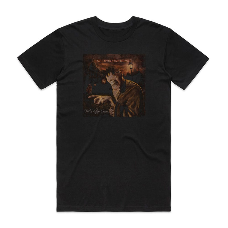 Disarmonia Mundi The Isolation Game Album Cover T-Shirt Black