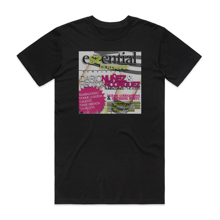 Dario Nunez Rumbaleando The Album Album Cover T-Shirt Black